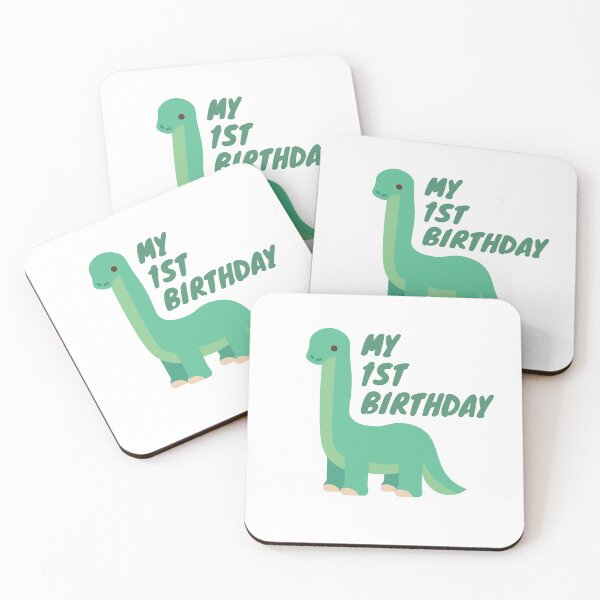 Item preview, My 1st Birthday Dinosaur designed and sold by MollyJaneArt.