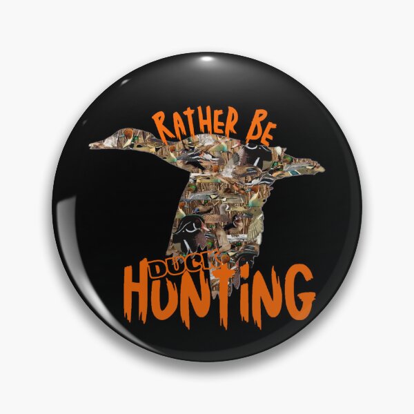 Item preview, I'd Rather Be Duck Hunting Flying Mallard designed and sold by LifeCrush.