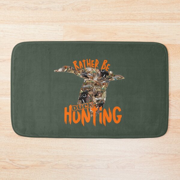 Item preview, I'd Rather Be Duck Hunting Flying Mallard designed and sold by LifeCrush.