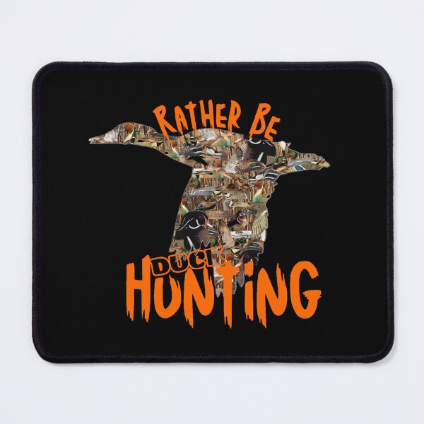 Item preview, I'd Rather Be Duck Hunting Flying Mallard designed and sold by LifeCrush.