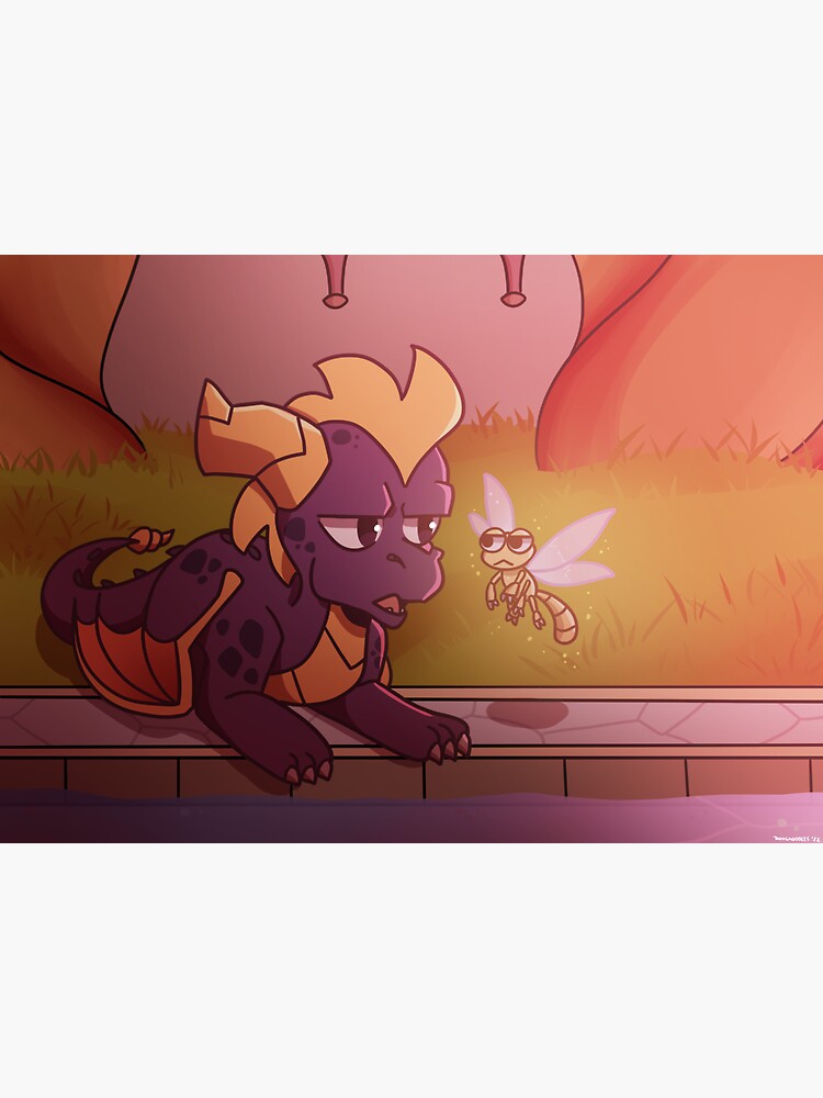 Spyro Sticker For Sale By Dragnoodles Redbubble