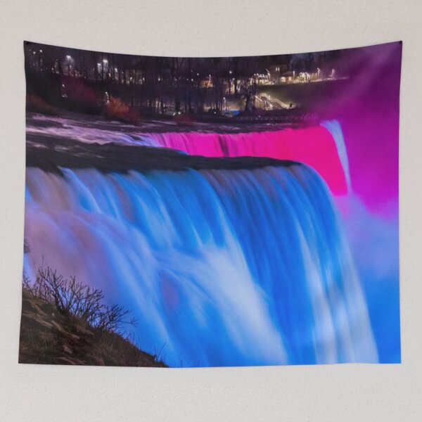 Item preview, Niagara Falls night view, Beautiful waterfall view  designed and sold by Durgaa D.