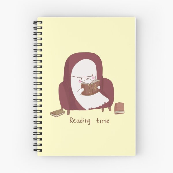 Item preview, Cute ghost reading designed and sold by Mayarart.