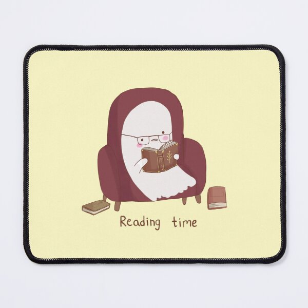 Item preview, Cute ghost reading designed and sold by Mayarart.