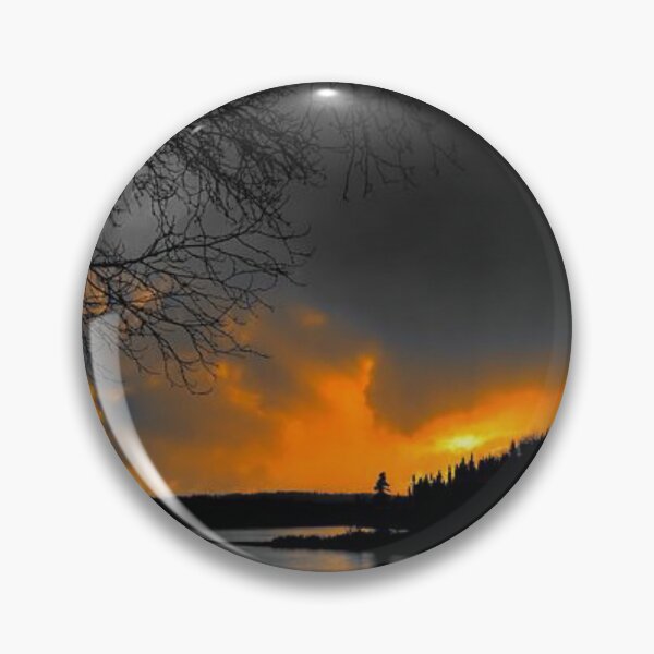 Item preview, Beautiful sunset with dark clouds view from the lake  designed and sold by Durgaa D.