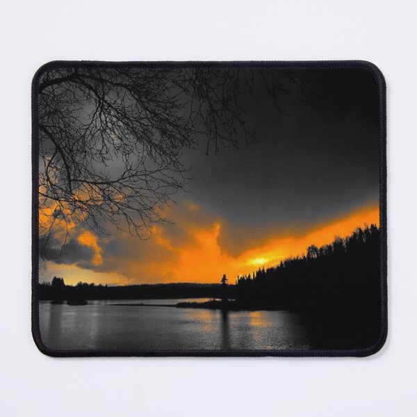 Item preview, Beautiful sunset with dark clouds view from the lake  designed and sold by Durgaa D.