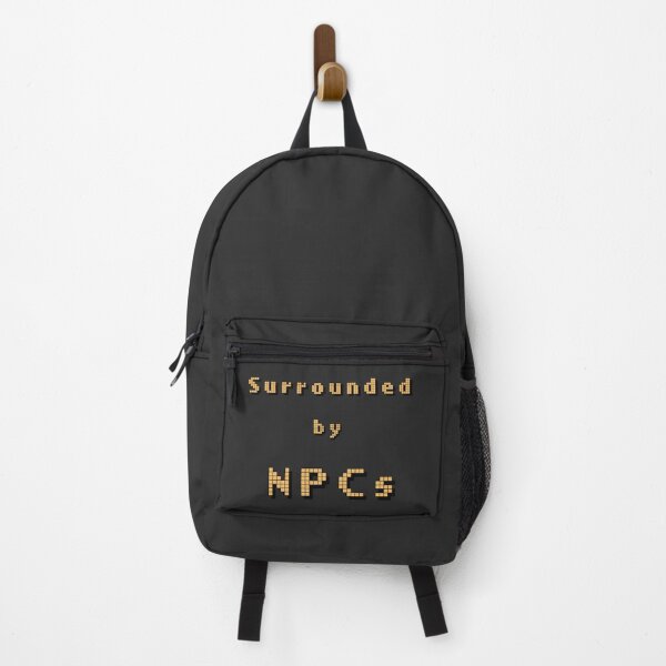 Item preview, " Surrounded by NPCs " designed and sold by GeekyPlace.