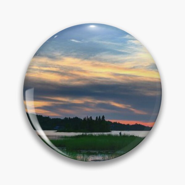 Item preview, Beautiful sunset with clouds view from the lake  designed and sold by Durgaa D.