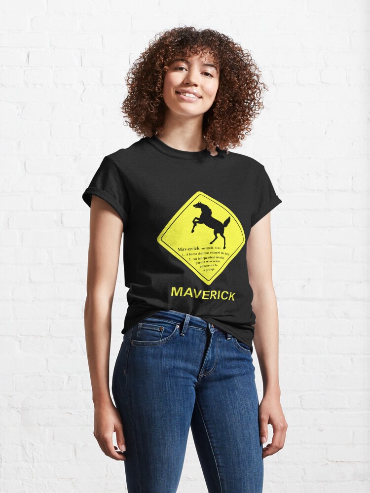 Thumbnail 4 of 7, Classic T-Shirt, MAVERICK designed and sold by Catinorbit.