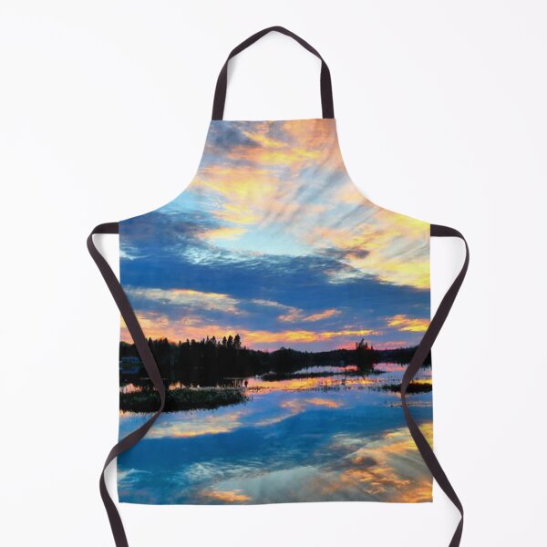 Item preview, Beautiful multicoloured sunset with clouds view from the lake  designed and sold by Durgaa D.