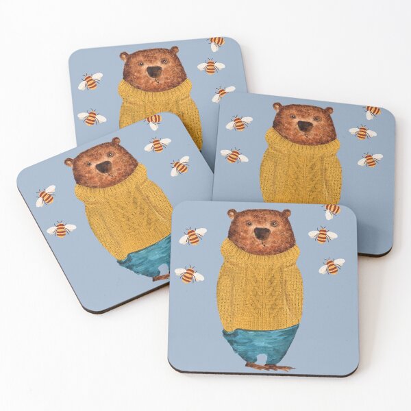 Item preview, Watercolor bear nursery art, brown bear wall art, bear children illustration nursery art, bear print art, baby shower bear designed and sold by Artsareus.