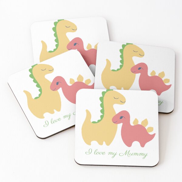 Item preview, I love my Mummy Dinosaurs designed and sold by MollyJaneArt.