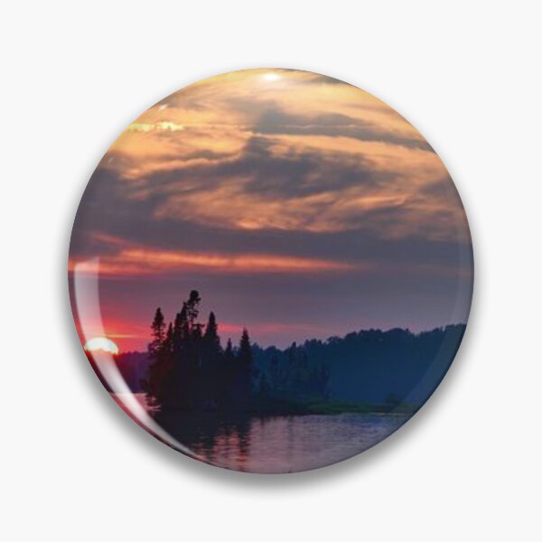 Item preview, Beautiful multicoloured sunset with clouds view from the lake  designed and sold by Durgaa D.