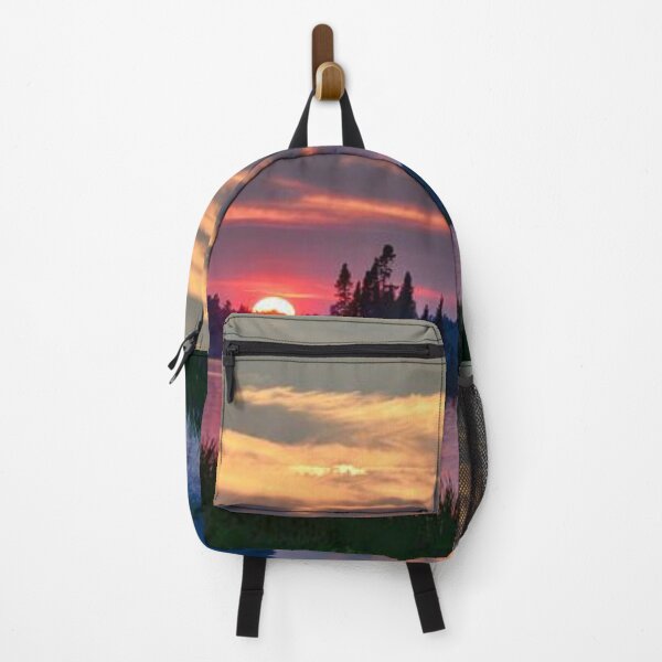 Item preview, Beautiful multicoloured sunset with clouds view from the lake designed and sold by Durgaa D.