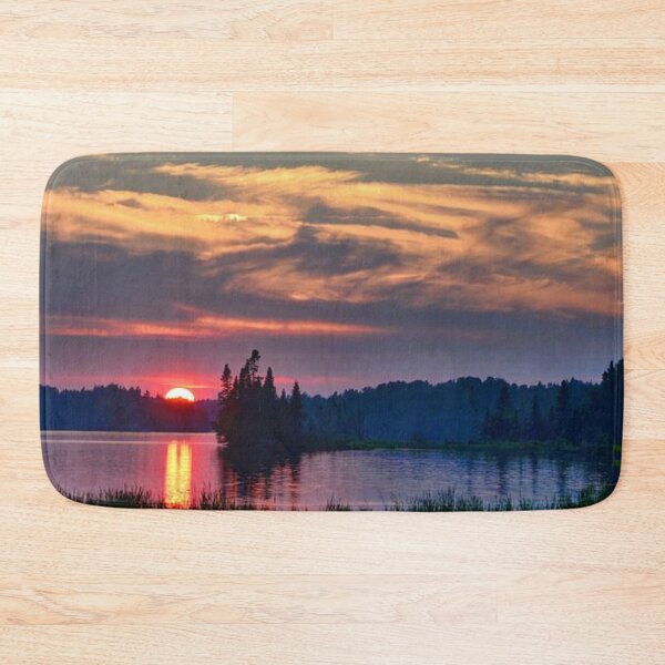 Item preview, Beautiful multicoloured sunset with clouds view from the lake  designed and sold by Durgaa D.