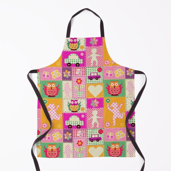 Item preview, A Patchwork Pattern for kids with childish sewed elements designed and sold by deepakrode7.
