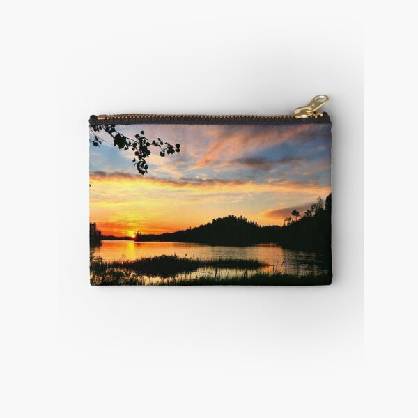 Item preview, Beautiful orange sunset with clouds view from the lake  designed and sold by Durgaa D.