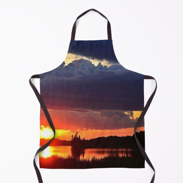 Item preview, Beautiful sunset with dark clouds view from the lake designed and sold by Durgaa D.