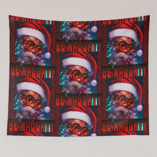 Item preview, Cyberpunk Santa - Evil Santa - For Creepmas and Gothmas designed and sold by RabbitLair.