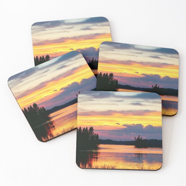 Item preview, Beautiful sunset view by the lakeside designed and sold by Durgaa D.
