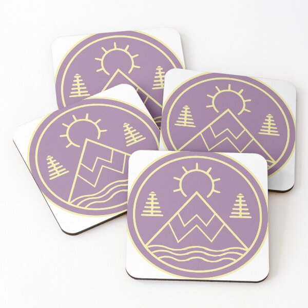 Item preview, Purple Color Triangle Mountain  designed and sold by TimTim-Design.