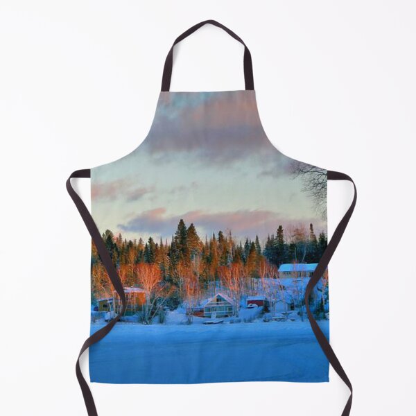 Item preview, Snowy winter day with autumn forest in the background  designed and sold by Durgaa D.