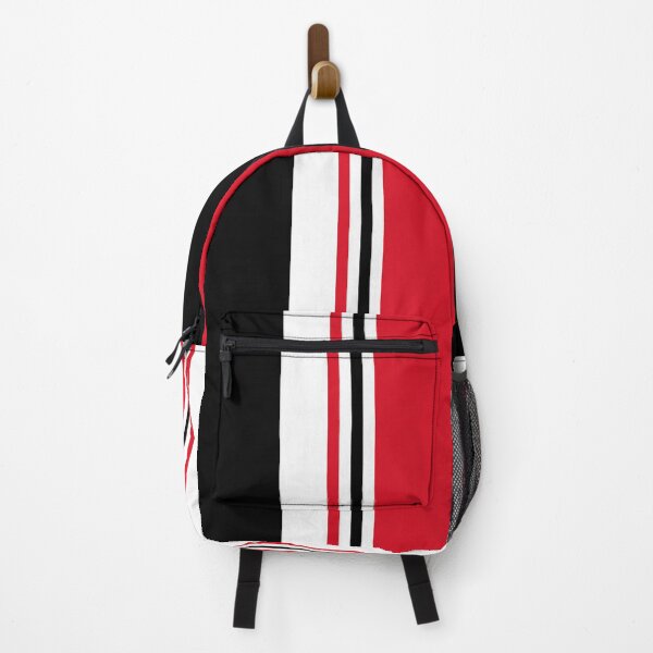 Item preview, Lana Abstract Red White Black Striped designed and sold by Wizzles Emporium.