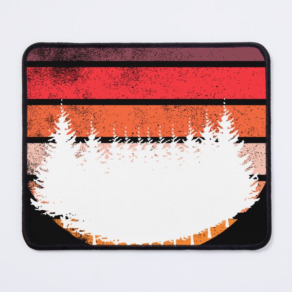 Item preview, Evergreen trees retro sunset Christmas designed and sold by PeonyPeak.