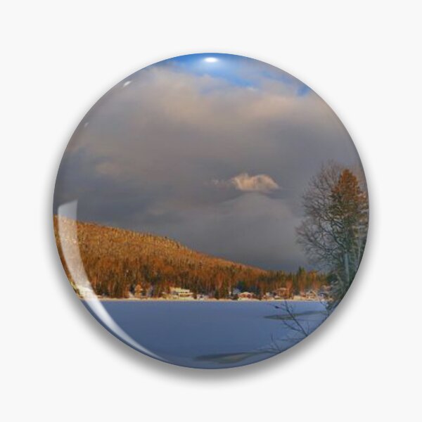 Item preview, Snowy winter day with autumn forest in the background  designed and sold by Durgaa D.