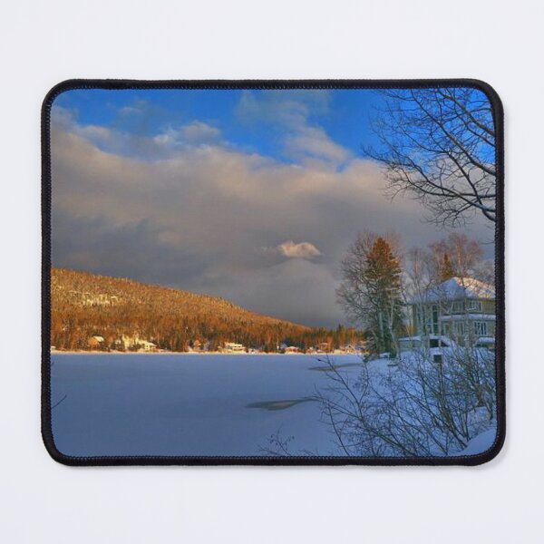Item preview, Snowy winter day with autumn forest in the background  designed and sold by Durgaa D.