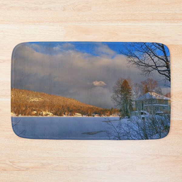 Item preview, Snowy winter day with autumn forest in the background  designed and sold by Durgaa D.