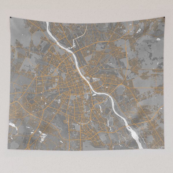 Item preview, Warsaw City Map of Poland - Bauhaus designed and sold by deMAP.