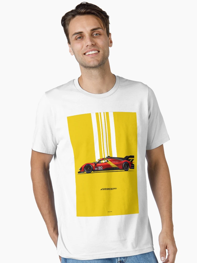 Ferrari WEC 499P フェラーリ Tシャツ 半袖 ブラック Scuderia Ferrari WEC Team Official 499P T-Shirt Men's Le