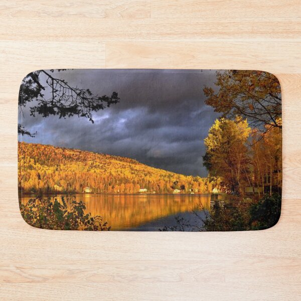 Item preview, Beautiful autumn forests view by the lakeside  designed and sold by Durgaa D.