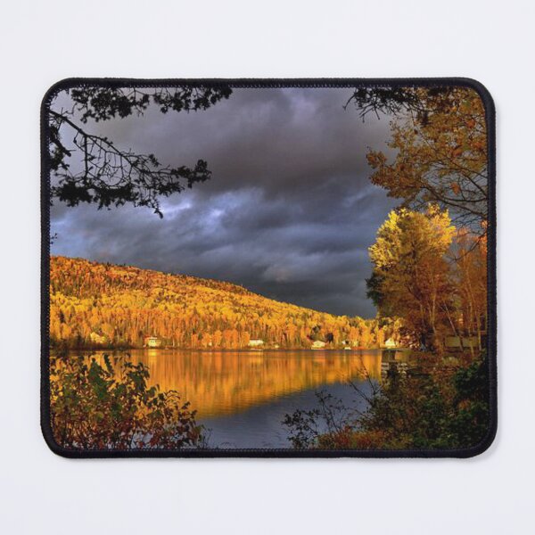 Item preview, Beautiful autumn forests view by the lakeside designed and sold by Durgaa D.