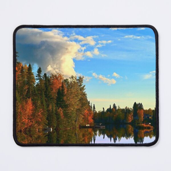 Item preview, Beautiful autumn forests view by the lakeside designed and sold by Durgaa D.
