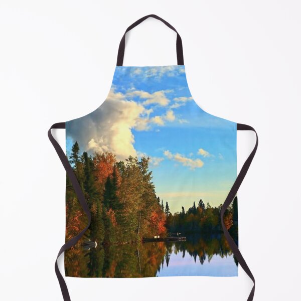 Item preview, Beautiful autumn forests view by the lakeside designed and sold by Durgaa D.