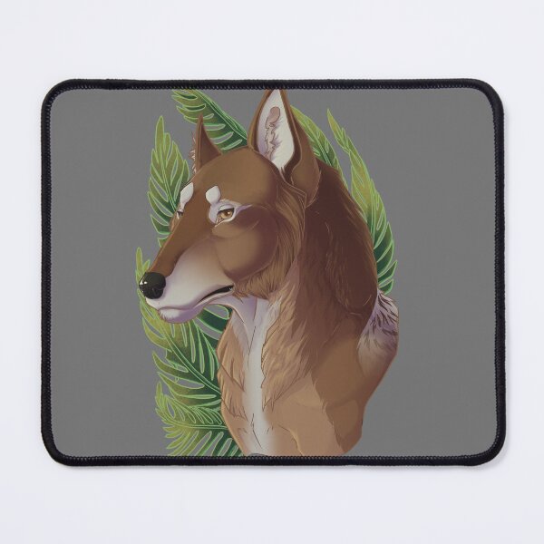 Item preview, Dire Wolf Botanical Fern Portrait Illustration designed and sold by CaffeineBee.