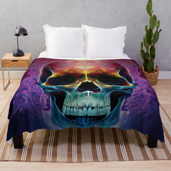 Item preview, Psychedelic Skull designed and sold by Rednellanad.