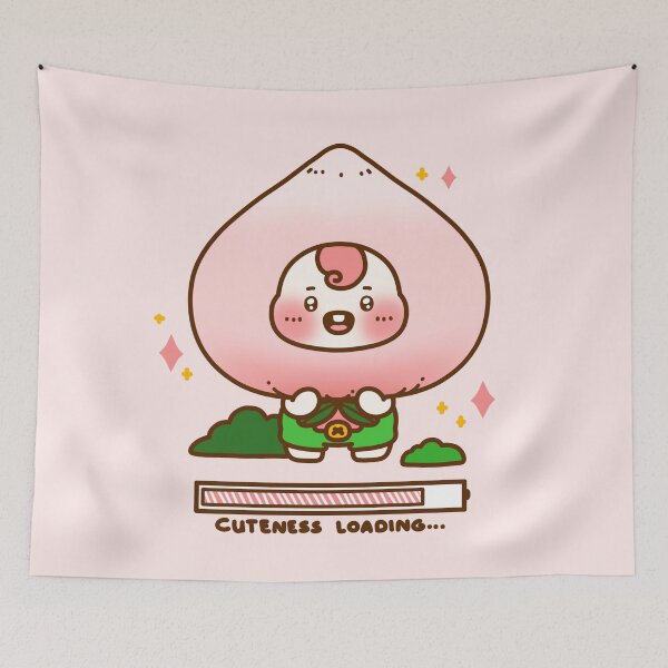 Item preview, CUTE PEACH CHARACTER designed and sold by satchisatchi.