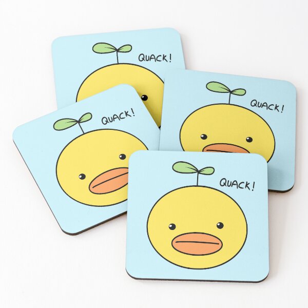 Item preview, Quack! Cute Duckling Character (Blue) designed and sold by STUDIO-72.