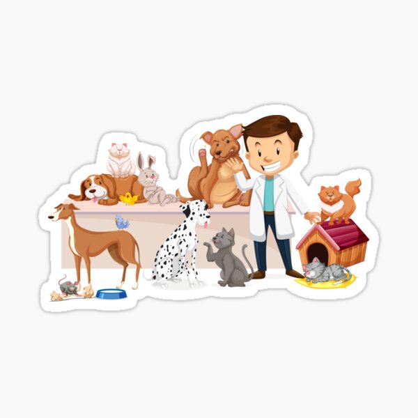 "Veterinary Medicine Vet Tech We Draw Blood And Our Patients Do Too" Sticker for Sale by DJmanOd