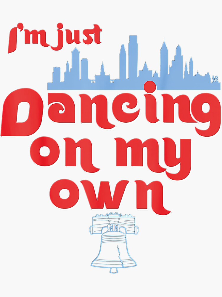 I'm Just Dancing on my own Sticker for Sale by fegriismey