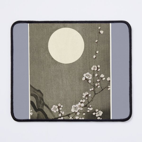 Item preview, Blooming plum blossom at full moon (1900-1936) by Ohara Koson designed and sold by CristalleLisa.
