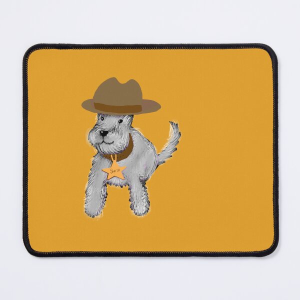Item preview, Sheriff Schnauzer designed and sold by ByTheLindemans.