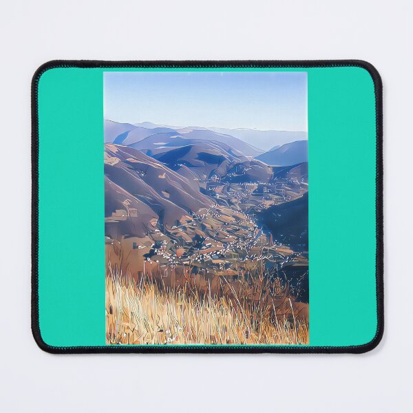 Item preview, City from Mountain Landscape Hiking Nature Premium designed and sold by ShopCaliThread.