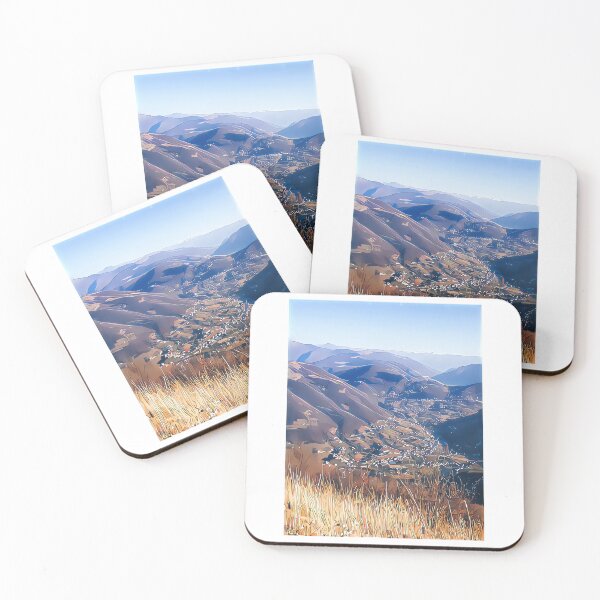 Item preview, City from Mountain Landscape Hiking Nature Premium designed and sold by ShopCaliThread.