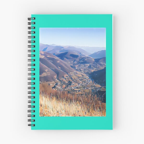 Item preview, City from Mountain Landscape Hiking Nature Premium designed and sold by ShopCaliThread.