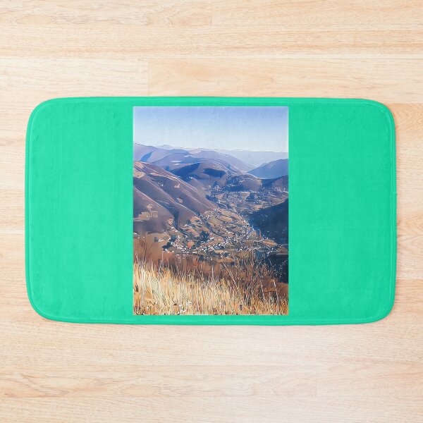 Item preview, City from Mountain Landscape Hiking Nature Premium designed and sold by ShopCaliThread.