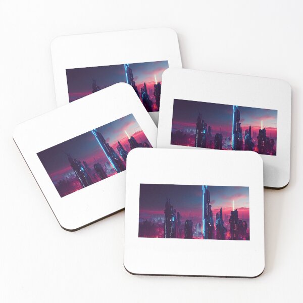 Item preview, Cyberpunk City in 4K designed and sold by ShopCaliThread.